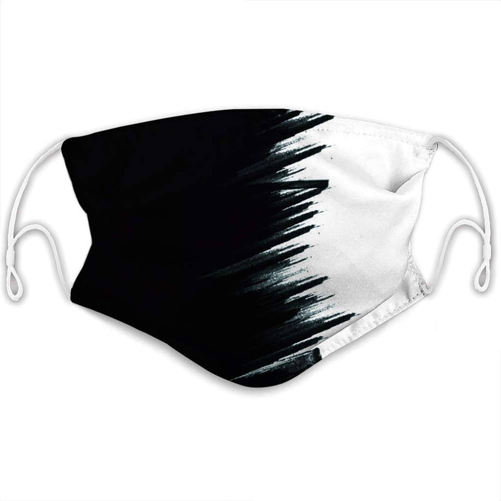 3PCS Animal Face Patterned Funny Mask Men Women PM2.5 Mask Dustproof 3D Print Masks Can Replaced Filter